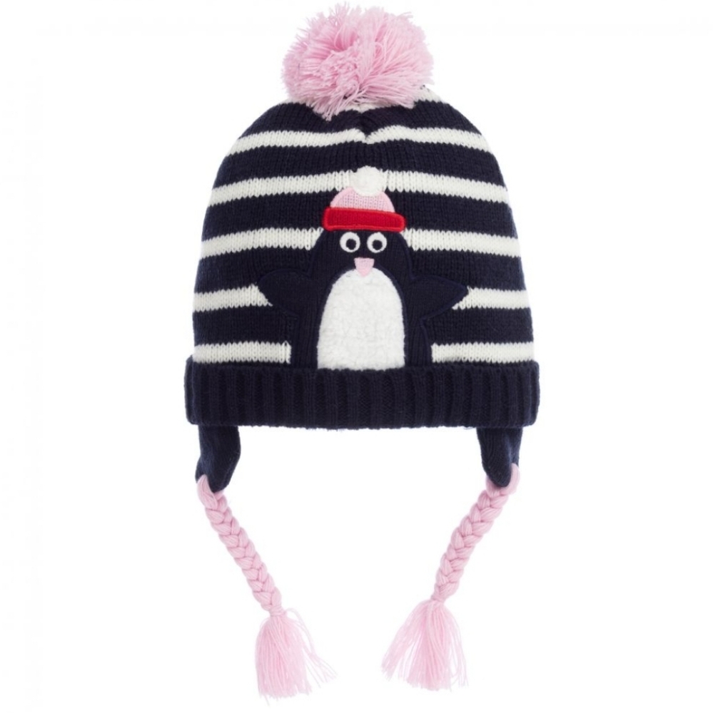 NWT Girls Penguin Hat